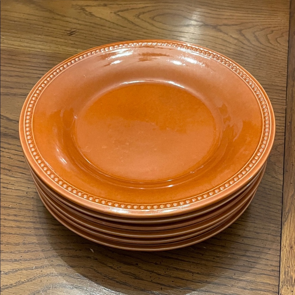 Pier 1 Spice Route‎ Nutmeg Dinner Plate Set, set of 6